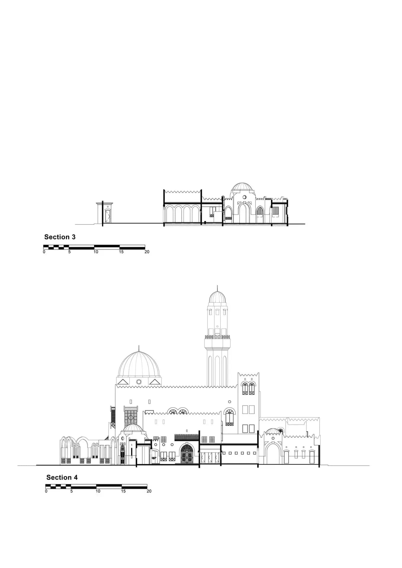 Najadah Mosque, drawing 4