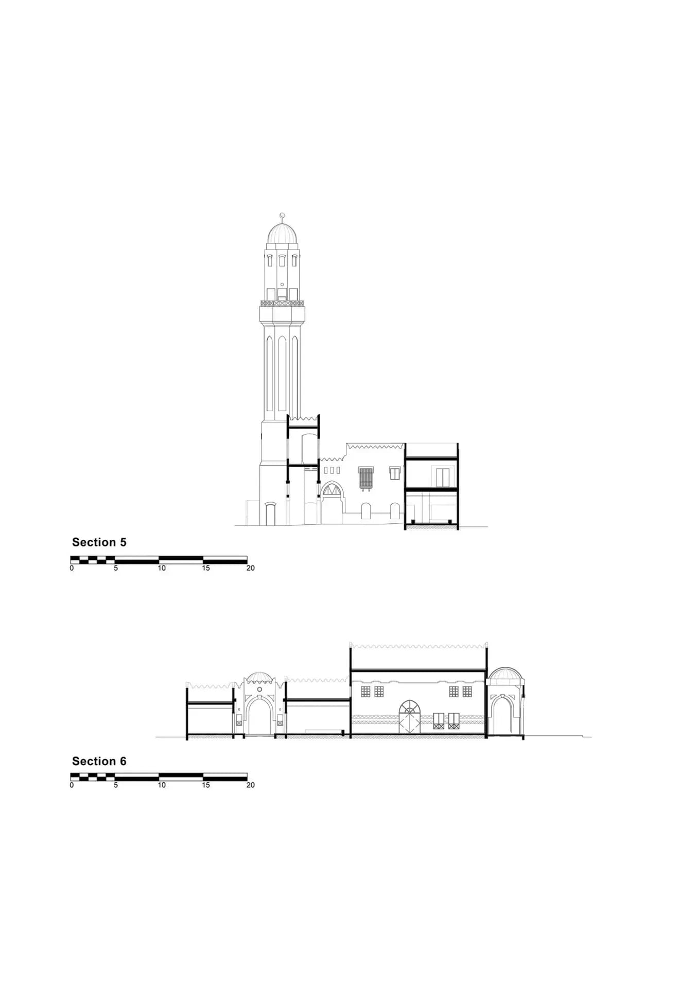 Najadah Mosque, drawing 5