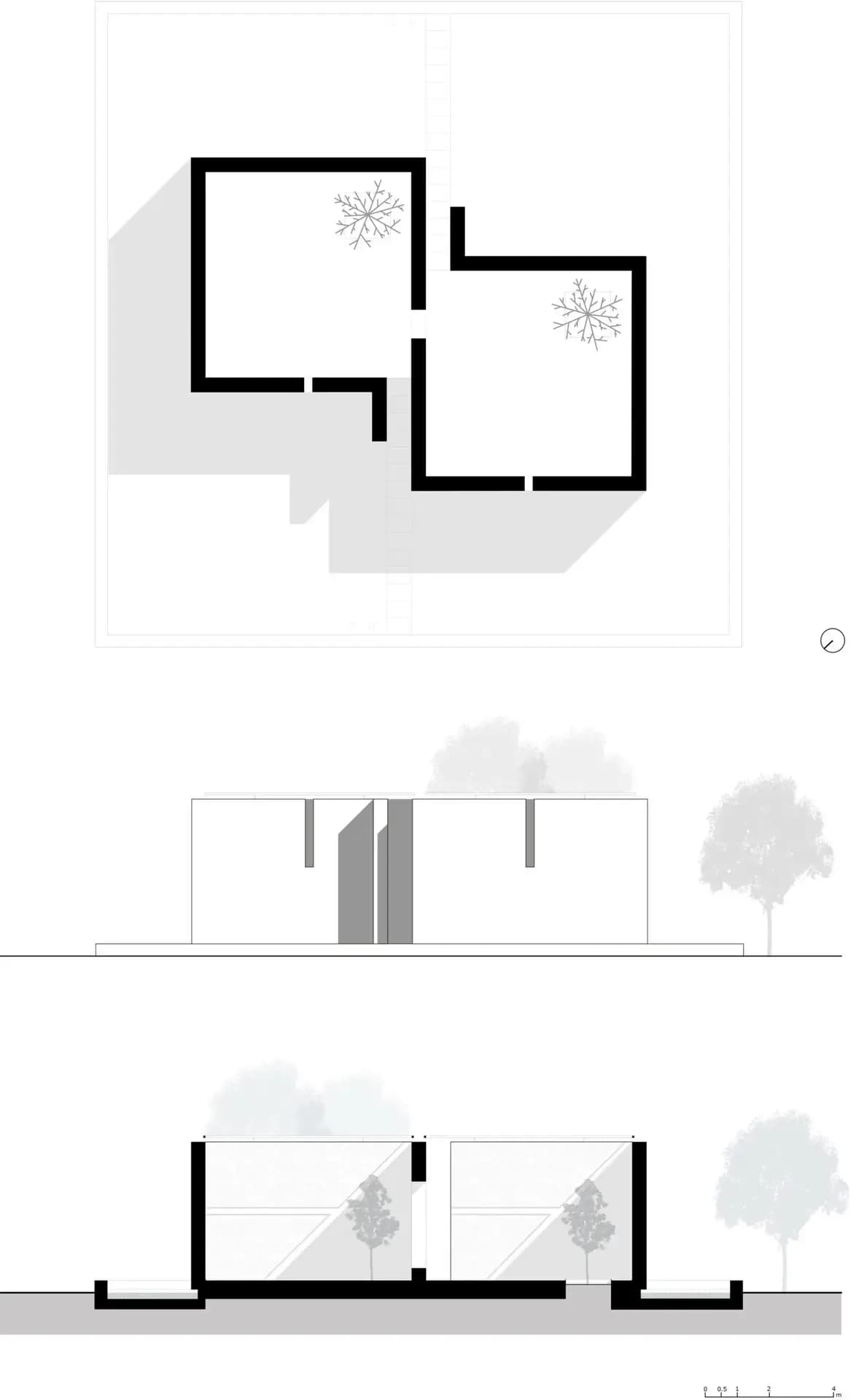 Prayer and Meditation Pavilion, Al Khurtum, drawing 2