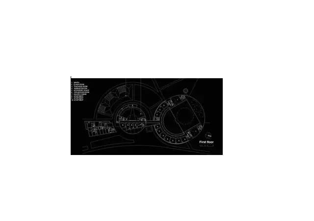 Princess Dzevhera Islamic Center, drawing 1