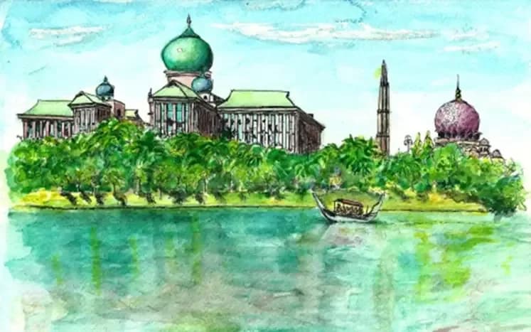 Putra Mosque, drawing 3