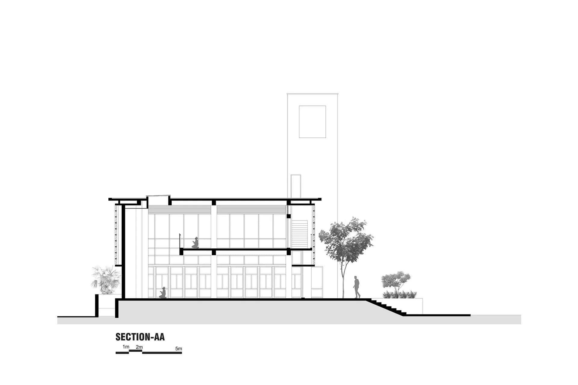 Shaer Mohammad Para Jame Mosque, drawing 4