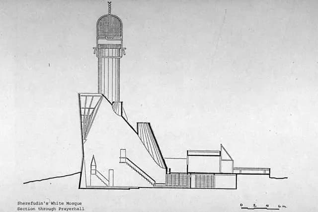 Sherefudin’s White Mosque (Šerefudin's White Mosque), drawing 5