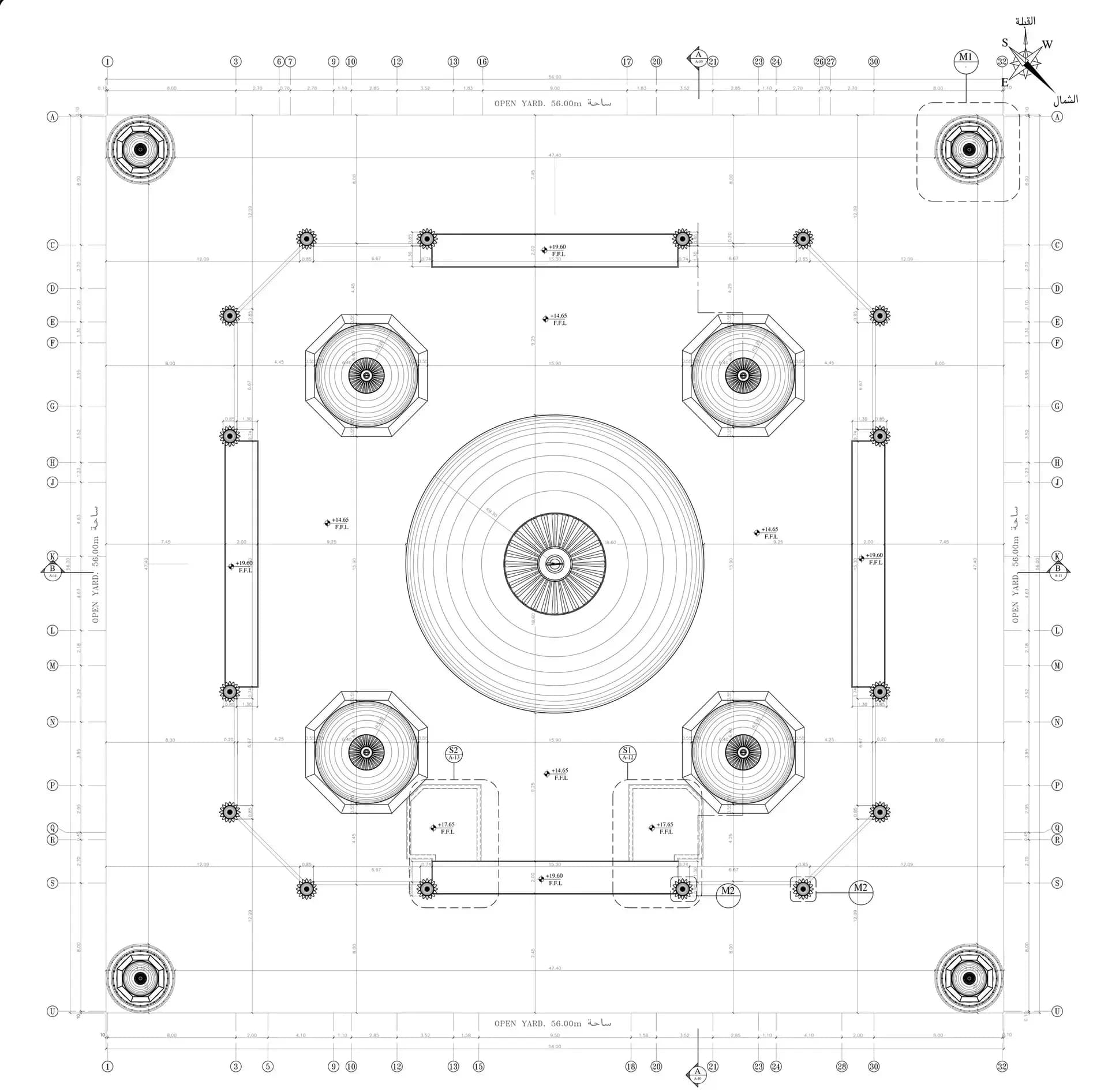 Siddiqa Fatima Mosque, drawing 5