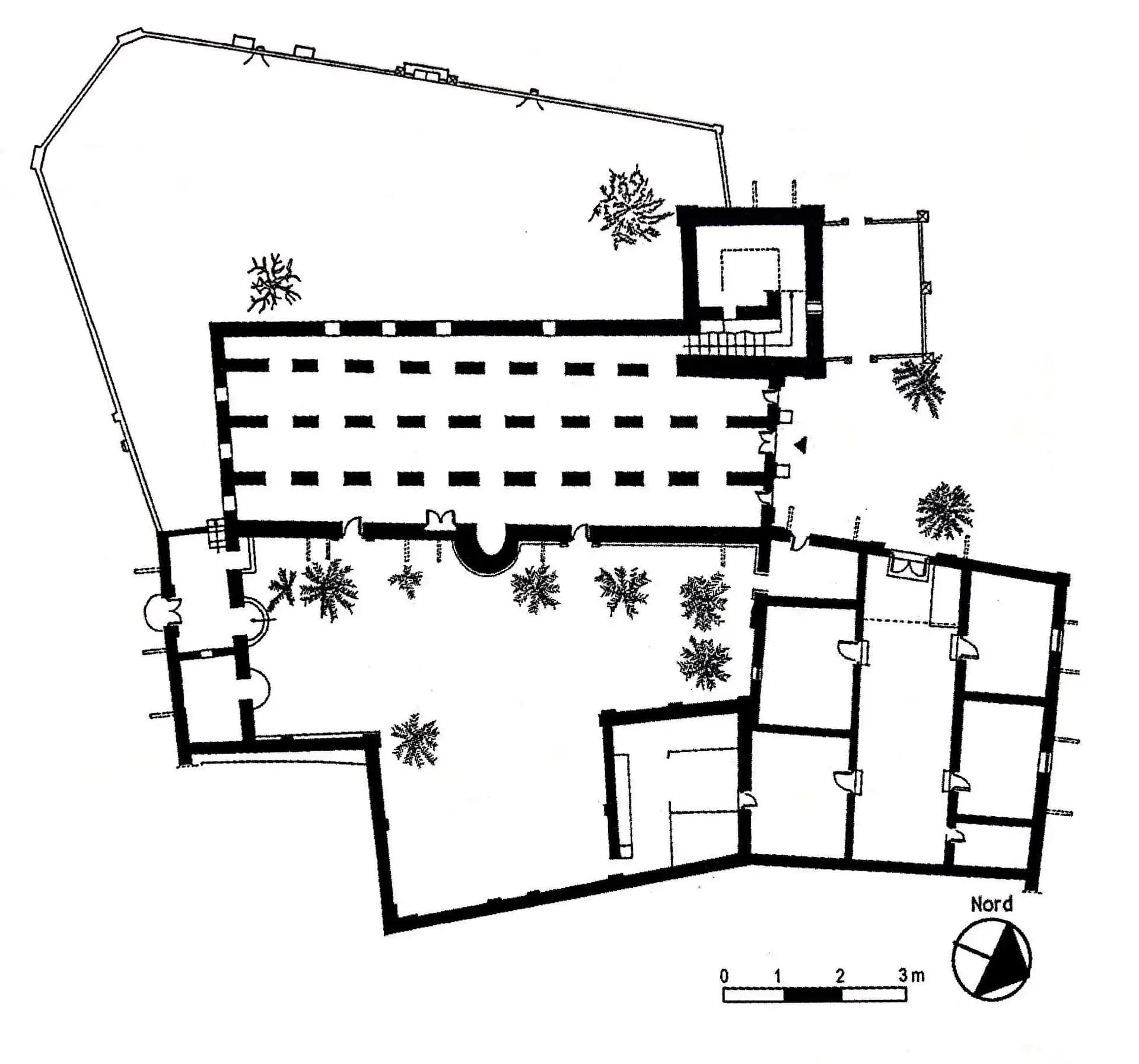 Sidi Yahya Mosque, drawing 1