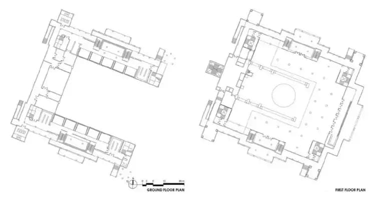 Sultan Haji Ahmad Shah Mosque, drawing 2
