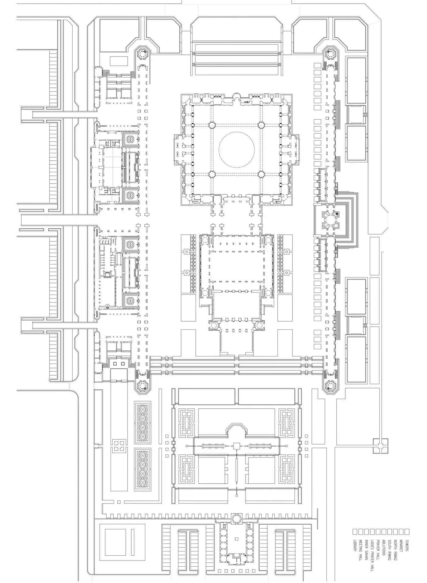 Sultan Qaboos Grand Mosque, drawing 4