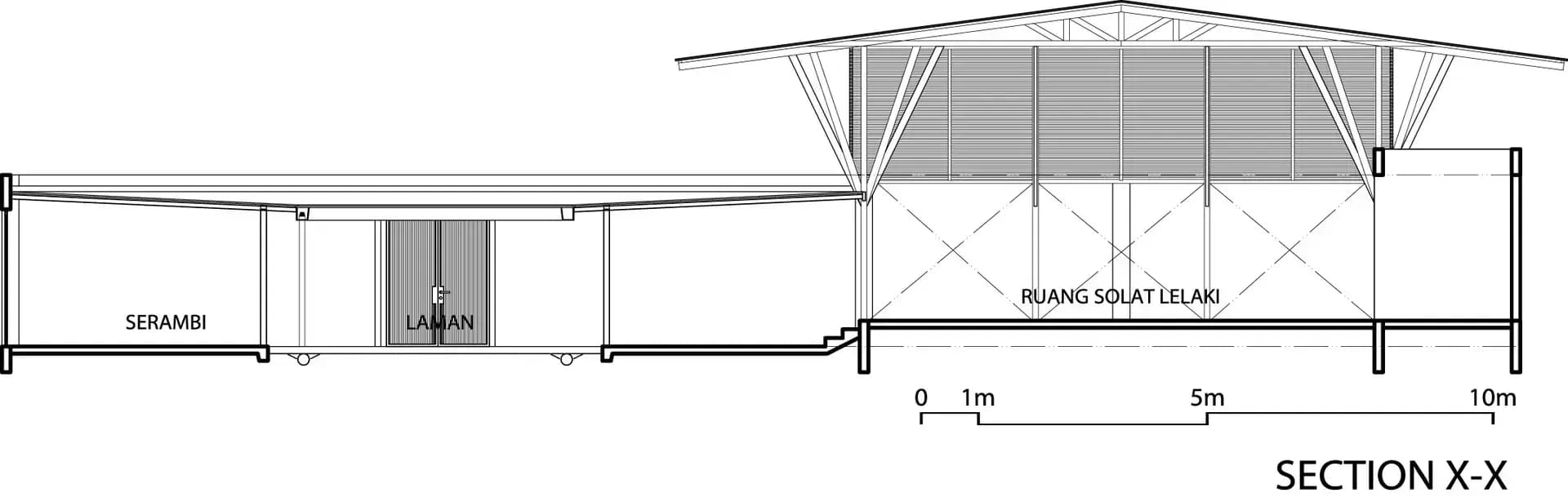 Surau Nusa Idaman Mosque, drawing 6