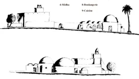 Fadhloun Mosque, drawing 1