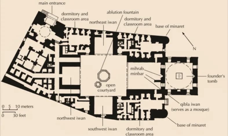 Madrasa and Mosque of Sultan Hasan, drawing 1