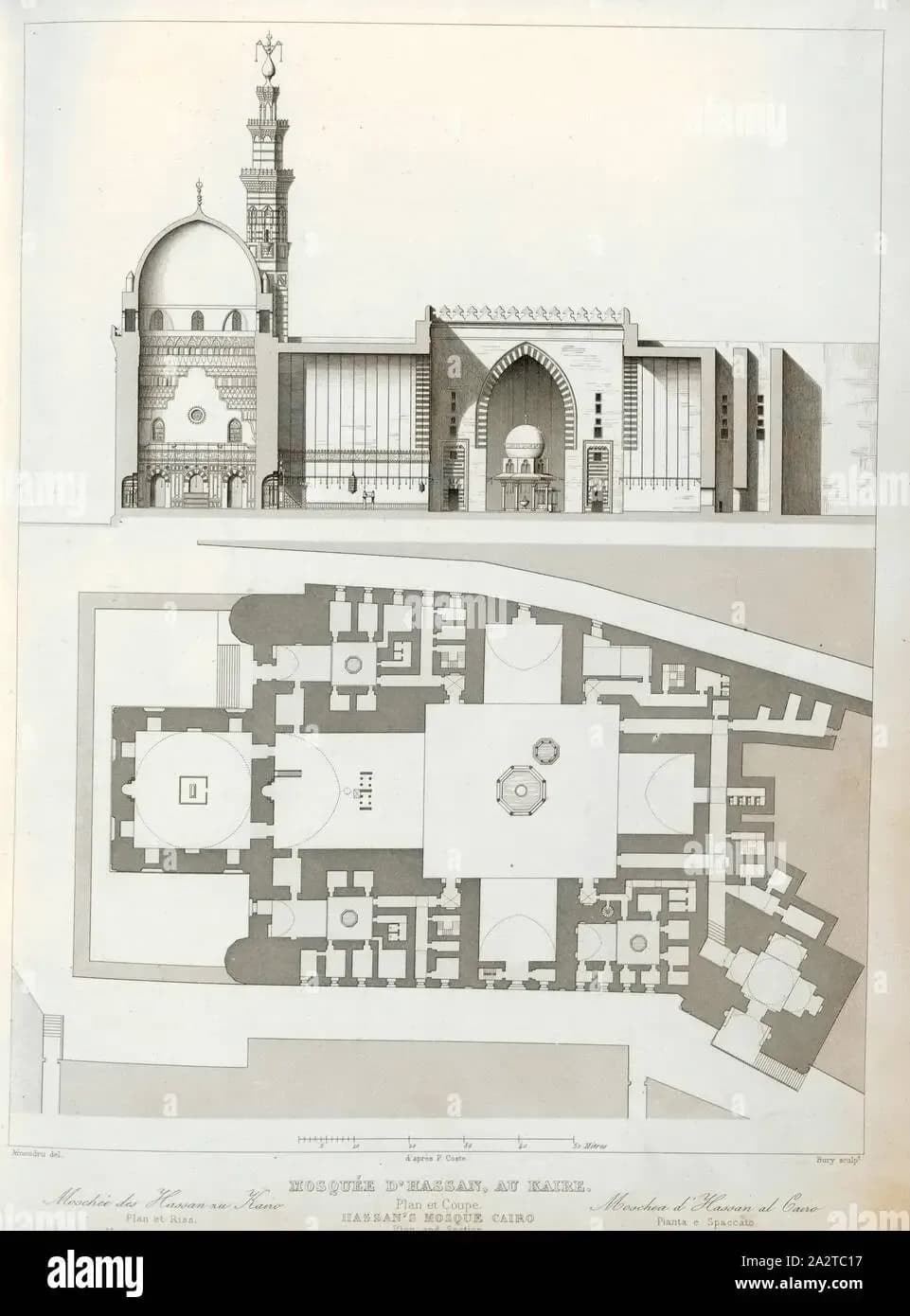 Madrasa and Mosque of Sultan Hasan, drawing 10