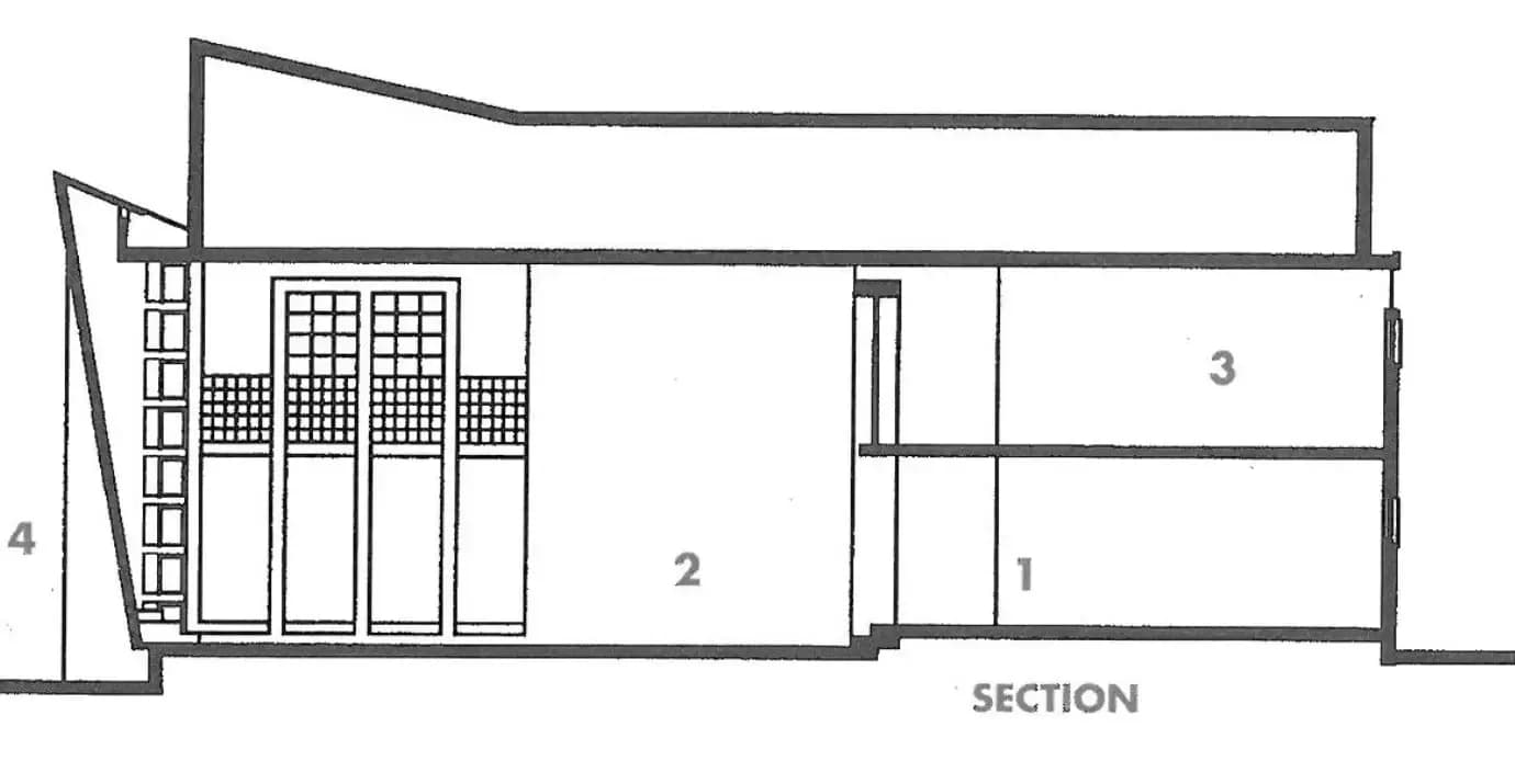 University of Natal Jama'at Khana Mosque, drawing 5