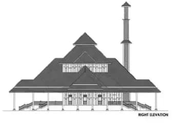 Ulul-Albab Mosque (Masjid Kayu Seberang Jertih), drawing 4